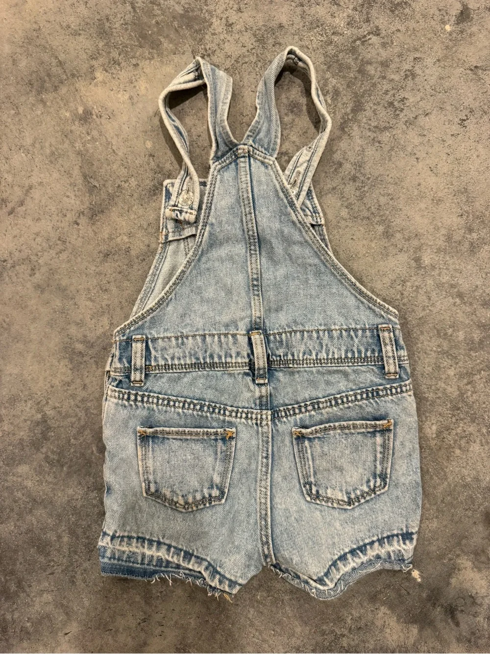 Old Navy Light Blue Denim Shortalls for Kids